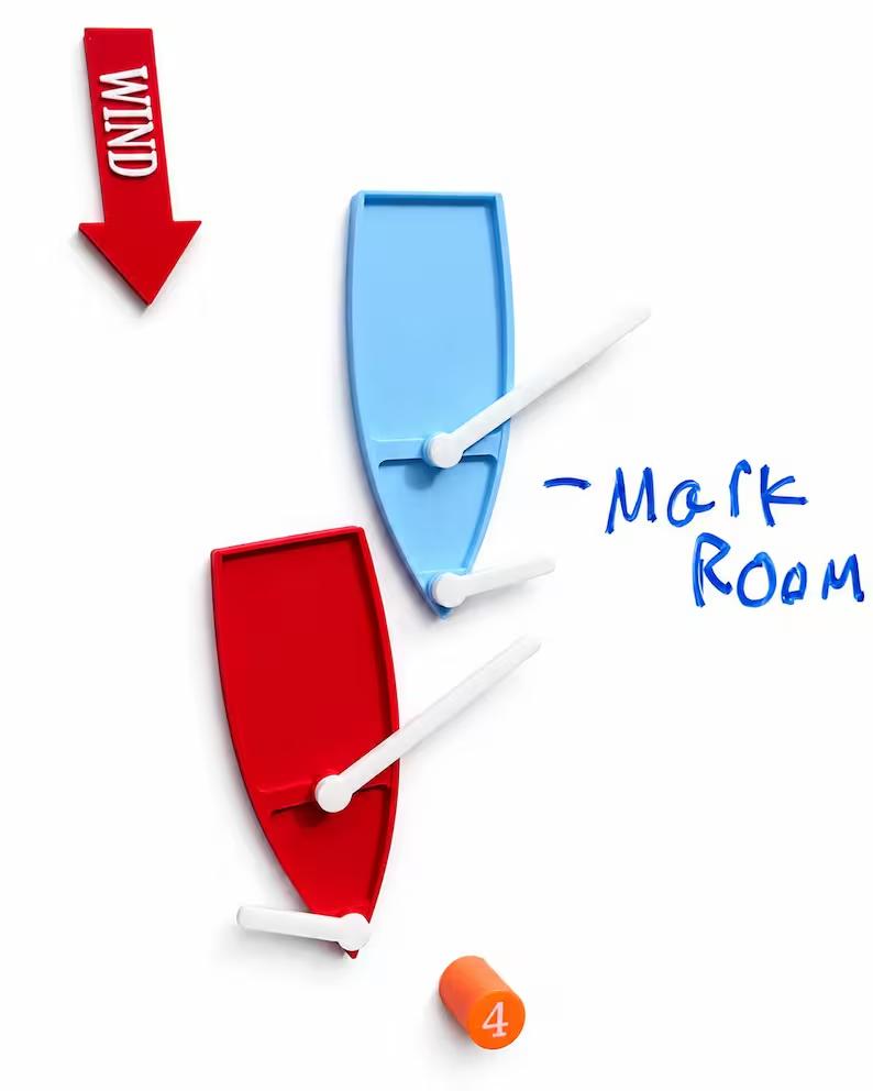 Mark Room scenario — two boats rounding a mark